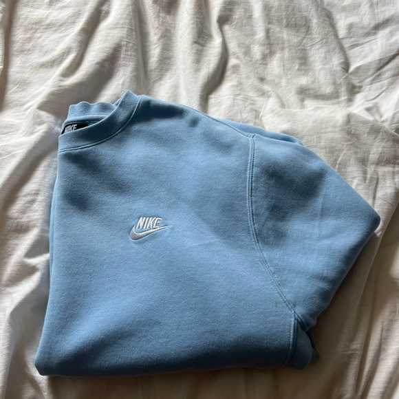 Nike Sweaters - Nike baby blue crew neck, worn once. Size Medium